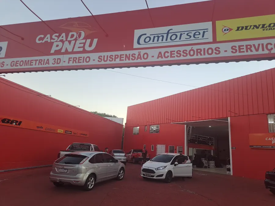 Fachada da loja Casa do Pneu em Ijuí
